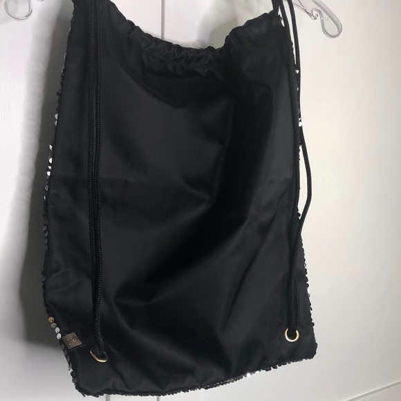 SEQUIN BACKPACK Black & Silver - Picture 3 of 5